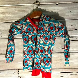 Hanna Andersson Red and Blue Kids Pajama Set